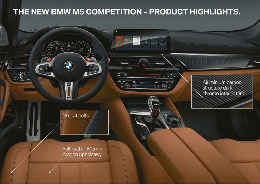 Схема BMW M5 Competition (F90) 2018 года  (WW) (фото 34 из 151)